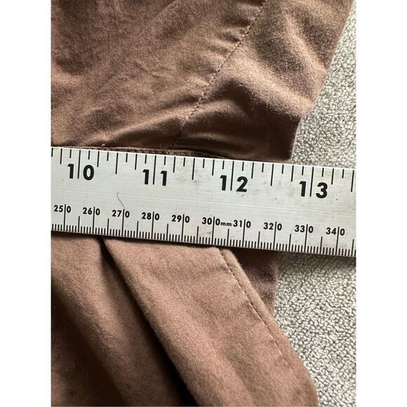 Talbots Cropped Capri Pants‎ Womens 16 Brown Summer Cottage Coastal Boho - Picture 11 of 11
